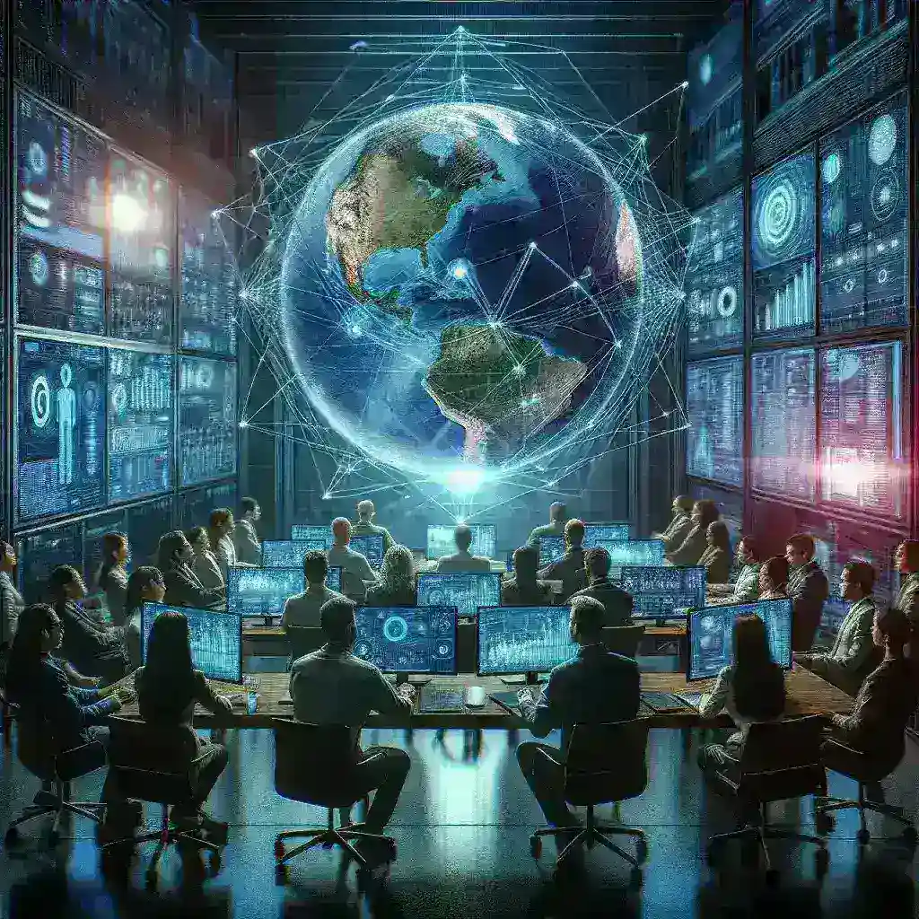 "Kominfo announces international collaboration to combat global deepfake threats, showcasing representatives from various countries during a conference."